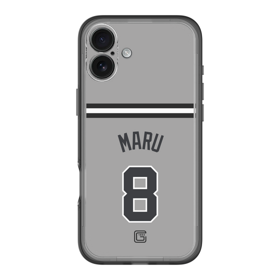 スリムプロテクションプレミアムケース［ 読売ジャイアンツ - #8 MARU - ビジター ］