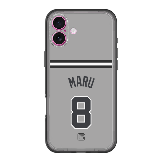 スリムプロテクションプレミアムケース［ 読売ジャイアンツ - #8 MARU - ビジター ］