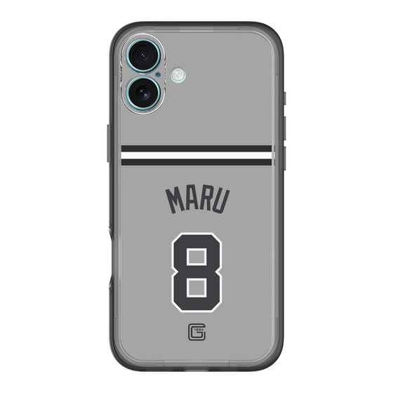 スリムプロテクションプレミアムケース［ 読売ジャイアンツ - #8 MARU - ビジター ］
