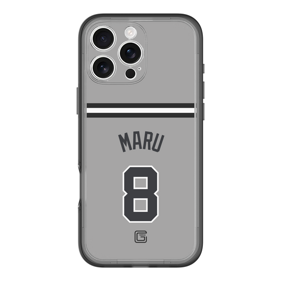 スリムプロテクションプレミアムケース［ 読売ジャイアンツ - #8 MARU - ビジター ］