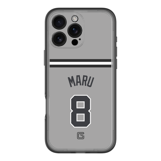 スリムプロテクションプレミアムケース［ 読売ジャイアンツ - #8 MARU - ビジター ］
