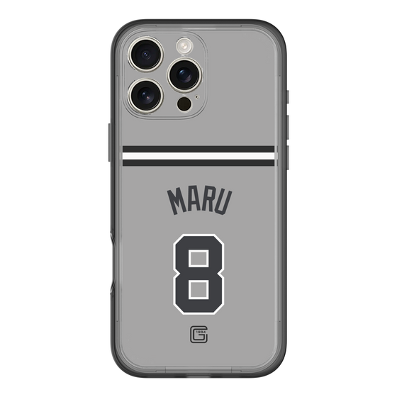 スリムプロテクションプレミアムケース［ 読売ジャイアンツ - #8 MARU - ビジター ］