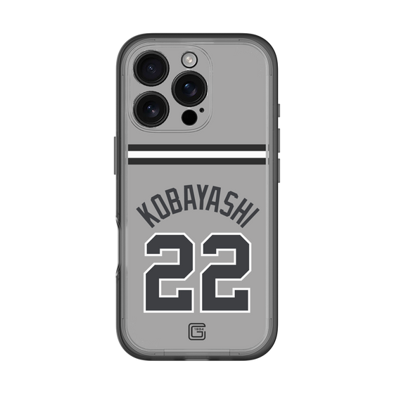 スリムプロテクションプレミアムケース［ 読売ジャイアンツ - #22 KOBAYASHI - ビジター ］