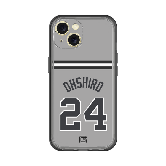 スリムプロテクションプレミアムケース［ 読売ジャイアンツ - #24 OHSHIRO - ビジター ］