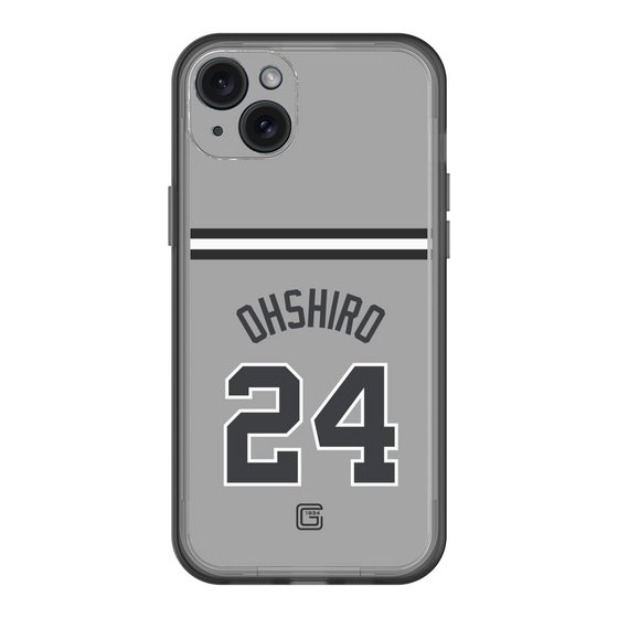 スリムプロテクションプレミアムケース［ 読売ジャイアンツ - #24 OHSHIRO - ビジター ］