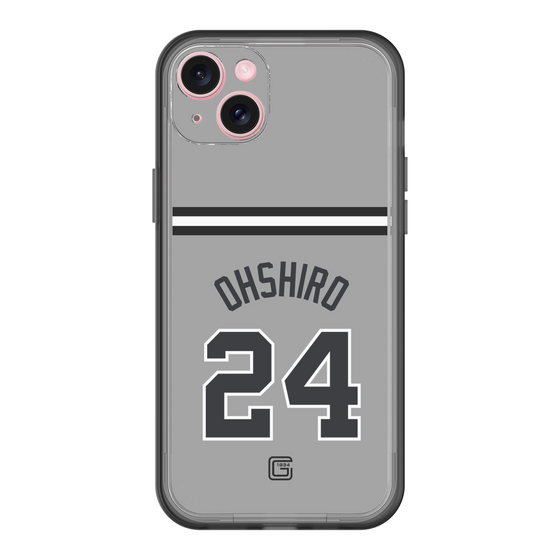 スリムプロテクションプレミアムケース［ 読売ジャイアンツ - #24 OHSHIRO - ビジター ］