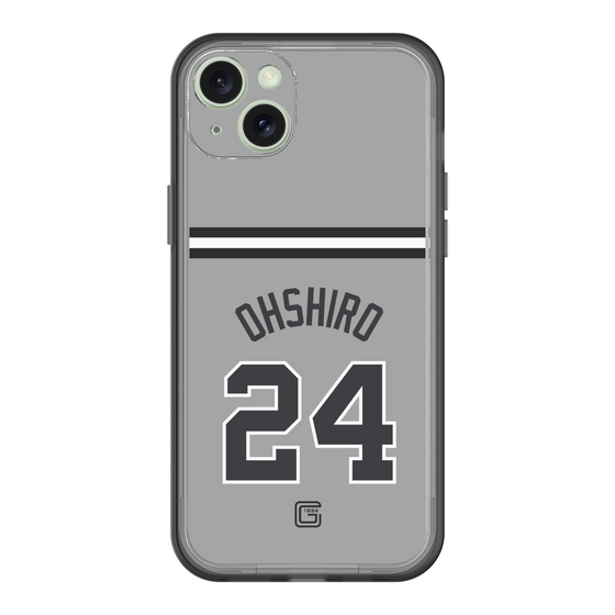 スリムプロテクションプレミアムケース［ 読売ジャイアンツ - #24 OHSHIRO - ビジター ］