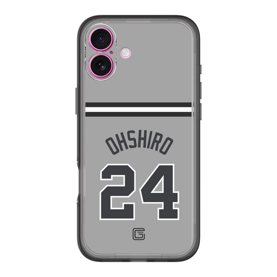 スリムプロテクションプレミアムケース［ 読売ジャイアンツ - #24 OHSHIRO - ビジター ］