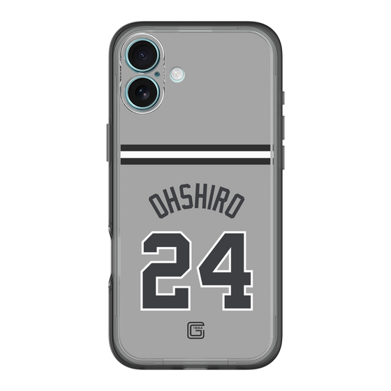 スリムプロテクションプレミアムケース［ 読売ジャイアンツ - #24 OHSHIRO - ビジター ］