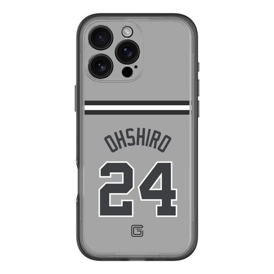 スリムプロテクションプレミアムケース［ 読売ジャイアンツ - #24 OHSHIRO - ビジター ］