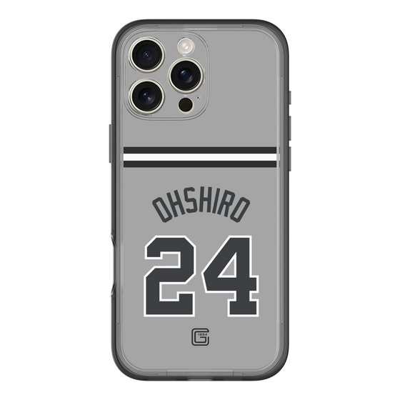 スリムプロテクションプレミアムケース［ 読売ジャイアンツ - #24 OHSHIRO - ビジター ］