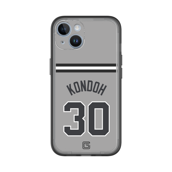 スリムプロテクションプレミアムケース［ 読売ジャイアンツ - #30 KONDOH - ビジター ］