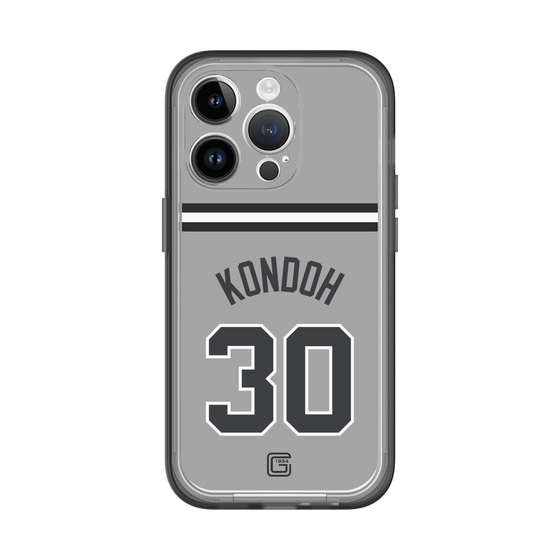 スリムプロテクションプレミアムケース［ 読売ジャイアンツ - #30 KONDOH - ビジター ］