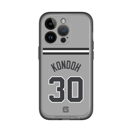 スリムプロテクションプレミアムケース［ 読売ジャイアンツ - #30 KONDOH - ビジター ］