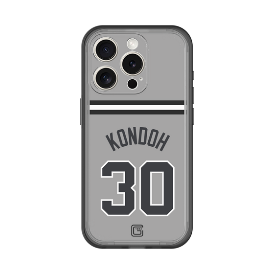 スリムプロテクションプレミアムケース［ 読売ジャイアンツ - #30 KONDOH - ビジター ］