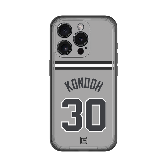 スリムプロテクションプレミアムケース［ 読売ジャイアンツ - #30 KONDOH - ビジター ］