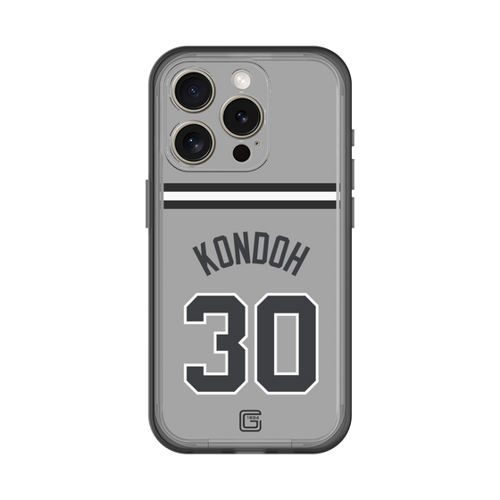 スリムプロテクションプレミアムケース［ 読売ジャイアンツ - #30 KONDOH - ビジター ］