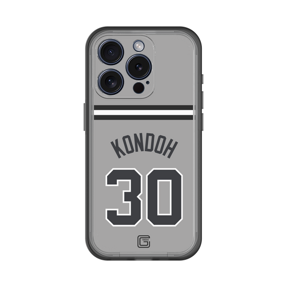 スリムプロテクションプレミアムケース［ 読売ジャイアンツ - #30 KONDOH - ビジター ］