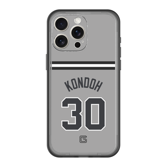 スリムプロテクションプレミアムケース［ 読売ジャイアンツ - #30 KONDOH - ビジター ］