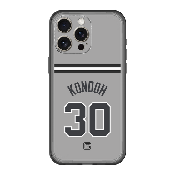 スリムプロテクションプレミアムケース［ 読売ジャイアンツ - #30 KONDOH - ビジター ］