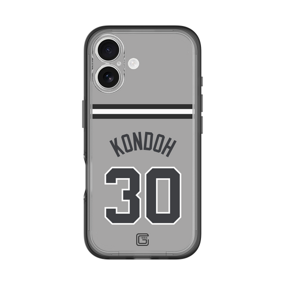スリムプロテクションプレミアムケース［ 読売ジャイアンツ - #30 KONDOH - ビジター ］