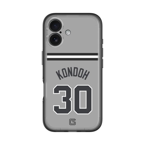 スリムプロテクションプレミアムケース［ 読売ジャイアンツ - #30 KONDOH - ビジター ］