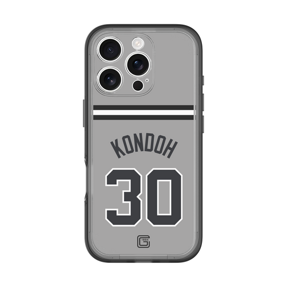 スリムプロテクションプレミアムケース［ 読売ジャイアンツ - #30 KONDOH - ビジター ］