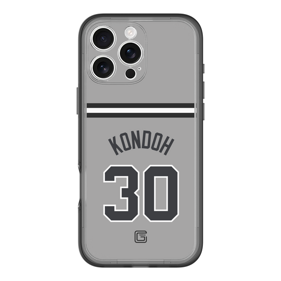 スリムプロテクションプレミアムケース［ 読売ジャイアンツ - #30 KONDOH - ビジター ］