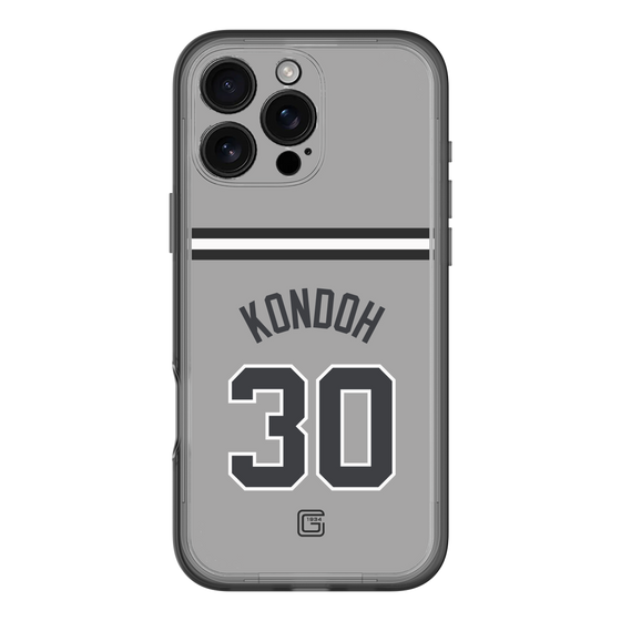 スリムプロテクションプレミアムケース［ 読売ジャイアンツ - #30 KONDOH - ビジター ］