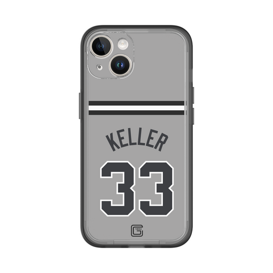 スリムプロテクションプレミアムケース［ 読売ジャイアンツ - #33 KELLER - ビジター ］