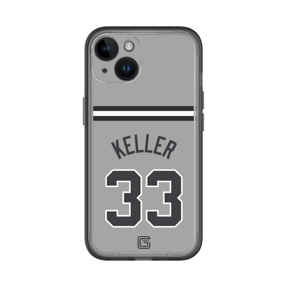 スリムプロテクションプレミアムケース［ 読売ジャイアンツ - #33 KELLER - ビジター ］