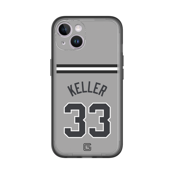 スリムプロテクションプレミアムケース［ 読売ジャイアンツ - #33 KELLER - ビジター ］