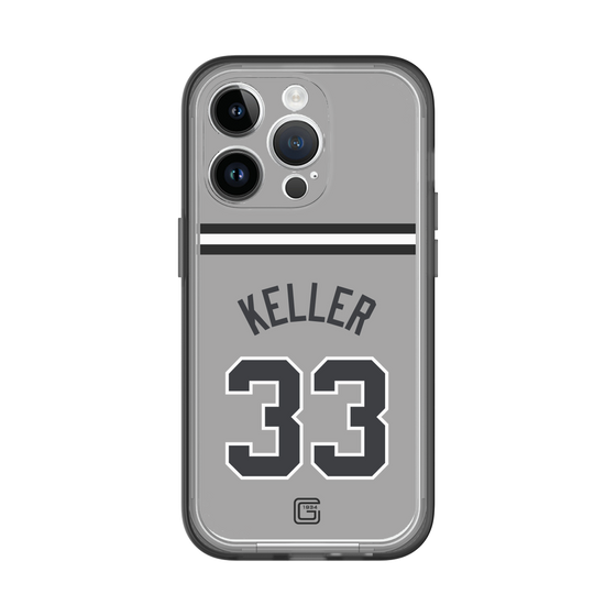 スリムプロテクションプレミアムケース［ 読売ジャイアンツ - #33 KELLER - ビジター ］