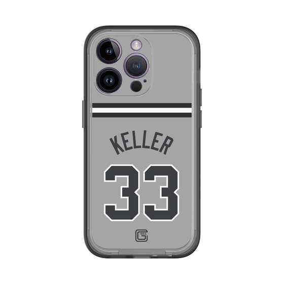 スリムプロテクションプレミアムケース［ 読売ジャイアンツ - #33 KELLER - ビジター ］
