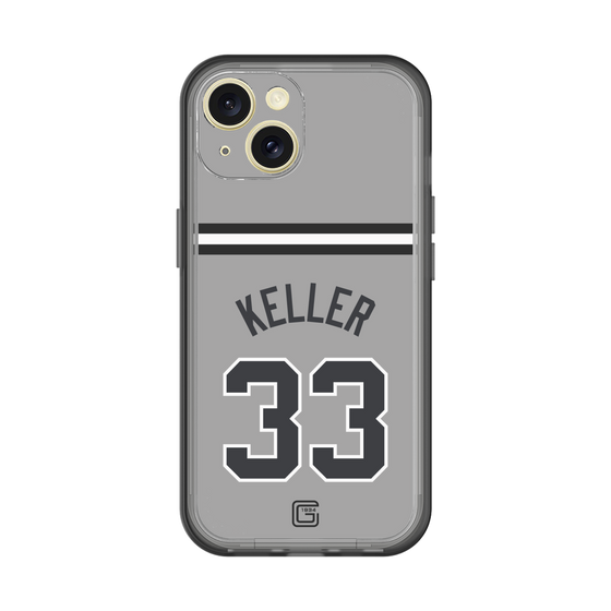 スリムプロテクションプレミアムケース［ 読売ジャイアンツ - #33 KELLER - ビジター ］