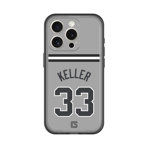 スリムプロテクションプレミアムケース［ 読売ジャイアンツ - #33 KELLER - ビジター ］