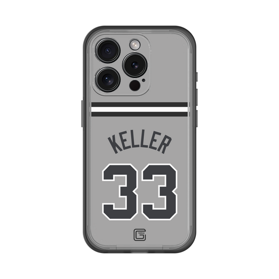 スリムプロテクションプレミアムケース［ 読売ジャイアンツ - #33 KELLER - ビジター ］