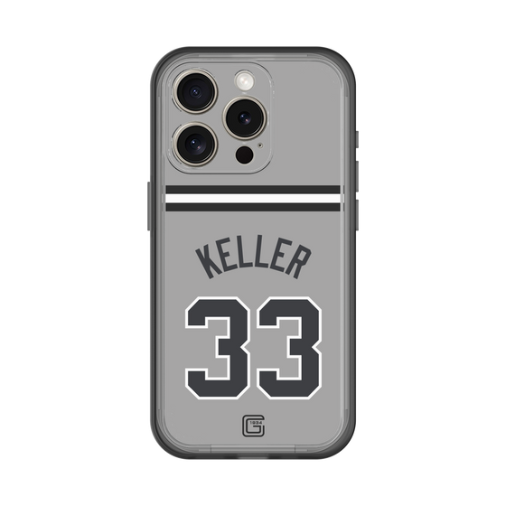スリムプロテクションプレミアムケース［ 読売ジャイアンツ - #33 KELLER - ビジター ］