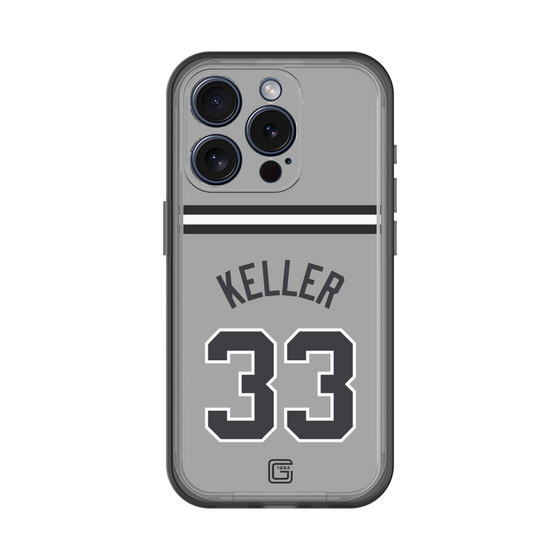 スリムプロテクションプレミアムケース［ 読売ジャイアンツ - #33 KELLER - ビジター ］