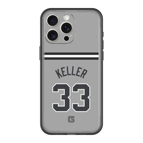 スリムプロテクションプレミアムケース［ 読売ジャイアンツ - #33 KELLER - ビジター ］