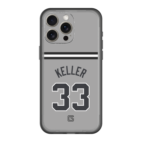 スリムプロテクションプレミアムケース［ 読売ジャイアンツ - #33 KELLER - ビジター ］