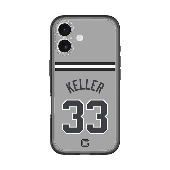 スリムプロテクションプレミアムケース［ 読売ジャイアンツ - #33 KELLER - ビジター ］
