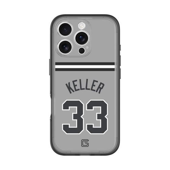スリムプロテクションプレミアムケース［ 読売ジャイアンツ - #33 KELLER - ビジター ］
