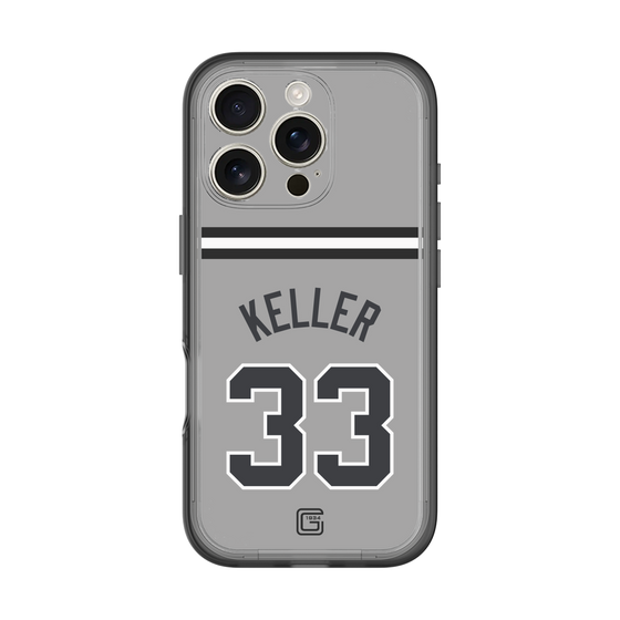 スリムプロテクションプレミアムケース［ 読売ジャイアンツ - #33 KELLER - ビジター ］