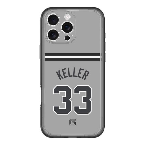 スリムプロテクションプレミアムケース［ 読売ジャイアンツ - #33 KELLER - ビジター ］