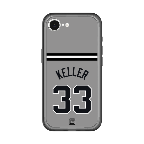 スリムプロテクションプレミアムケース［ 読売ジャイアンツ - #33 KELLER - ビジター ］