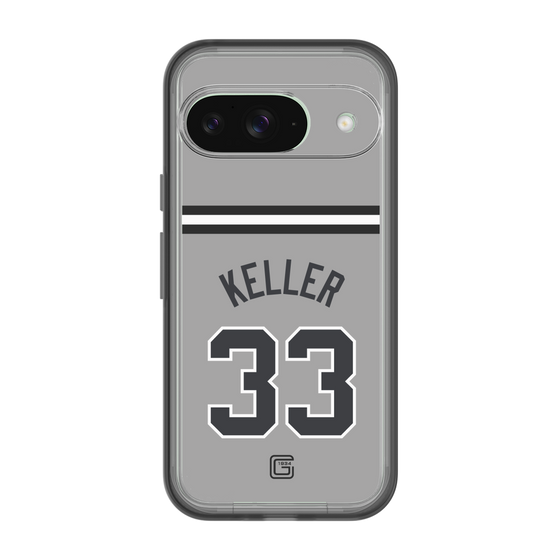 スリムプロテクションプレミアムケース［ 読売ジャイアンツ - #33 KELLER - ビジター ］