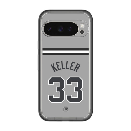 スリムプロテクションプレミアムケース［ 読売ジャイアンツ - #33 KELLER - ビジター ］