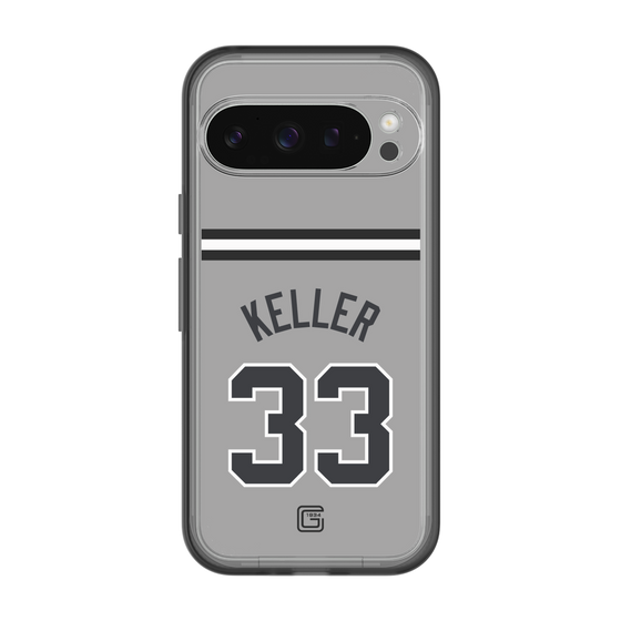 スリムプロテクションプレミアムケース［ 読売ジャイアンツ - #33 KELLER - ビジター ］