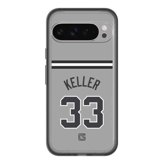 スリムプロテクションプレミアムケース［ 読売ジャイアンツ - #33 KELLER - ビジター ］